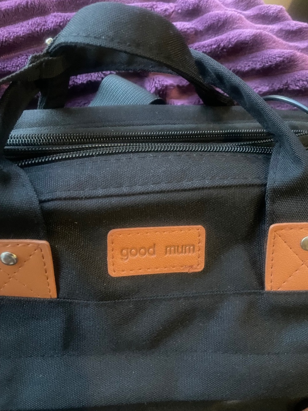 good mum diaper bag baby changer
